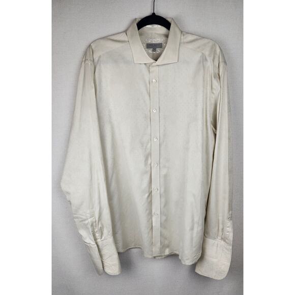 Ted Baker London Other - Ted Baker Shirt Mens XL floral diamond pattern formal wedding classic corporate